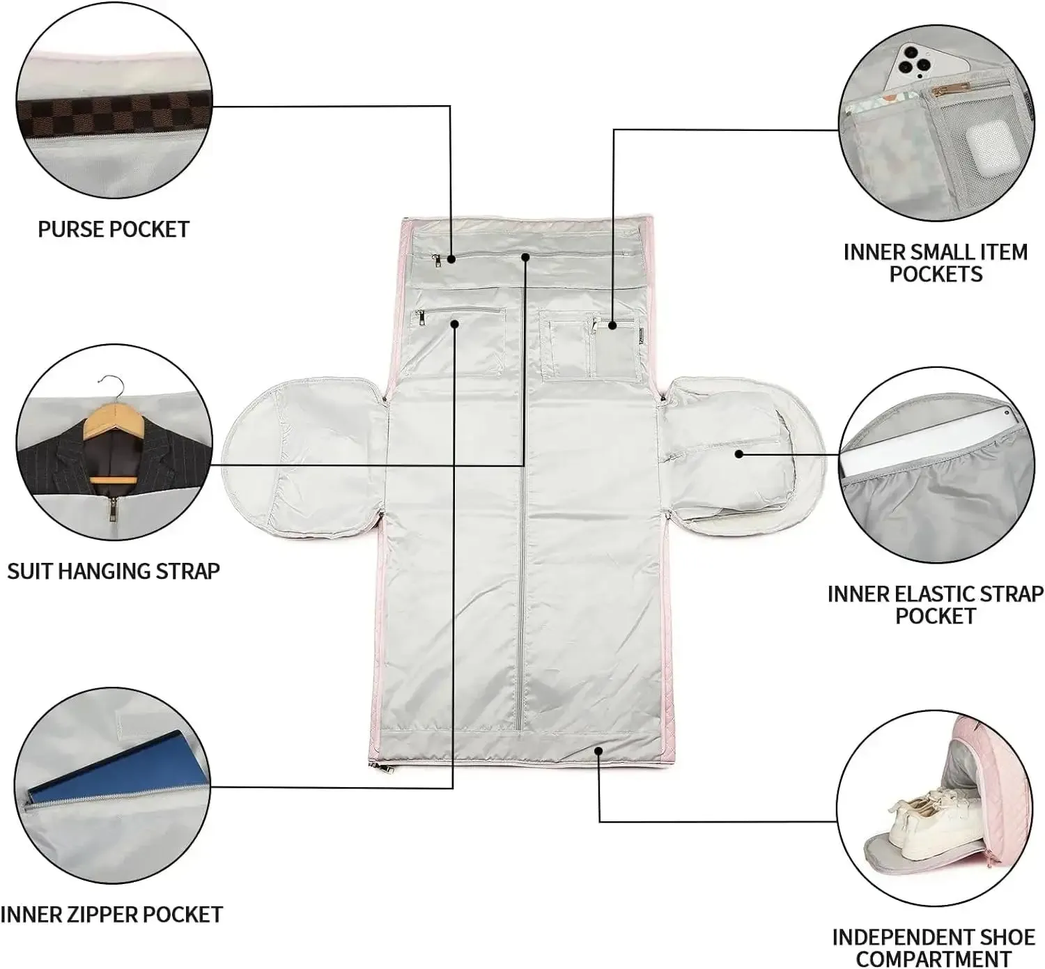 🧳 Rolling Duffel Travel Garment Bag—your all-in-one solution!