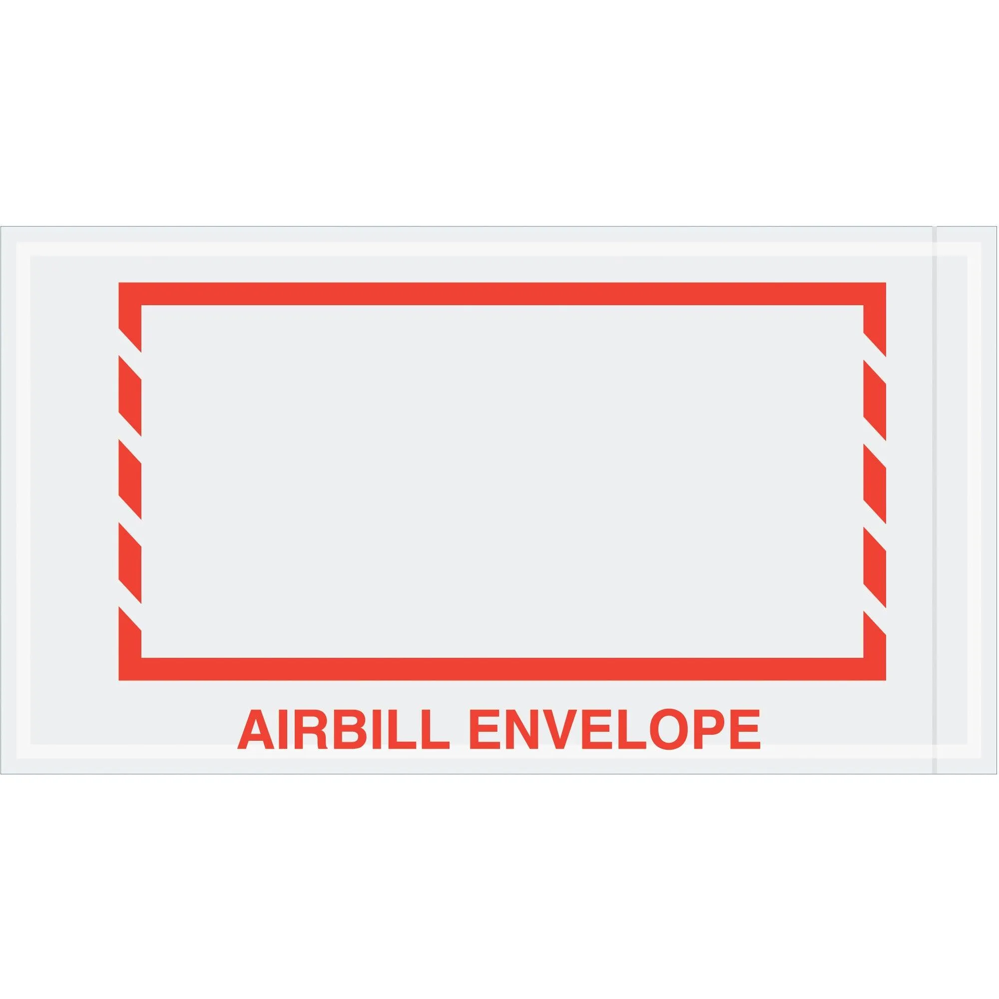 5 1/2 x 10" Red Border "Airbill Envelope" Document Envelopes