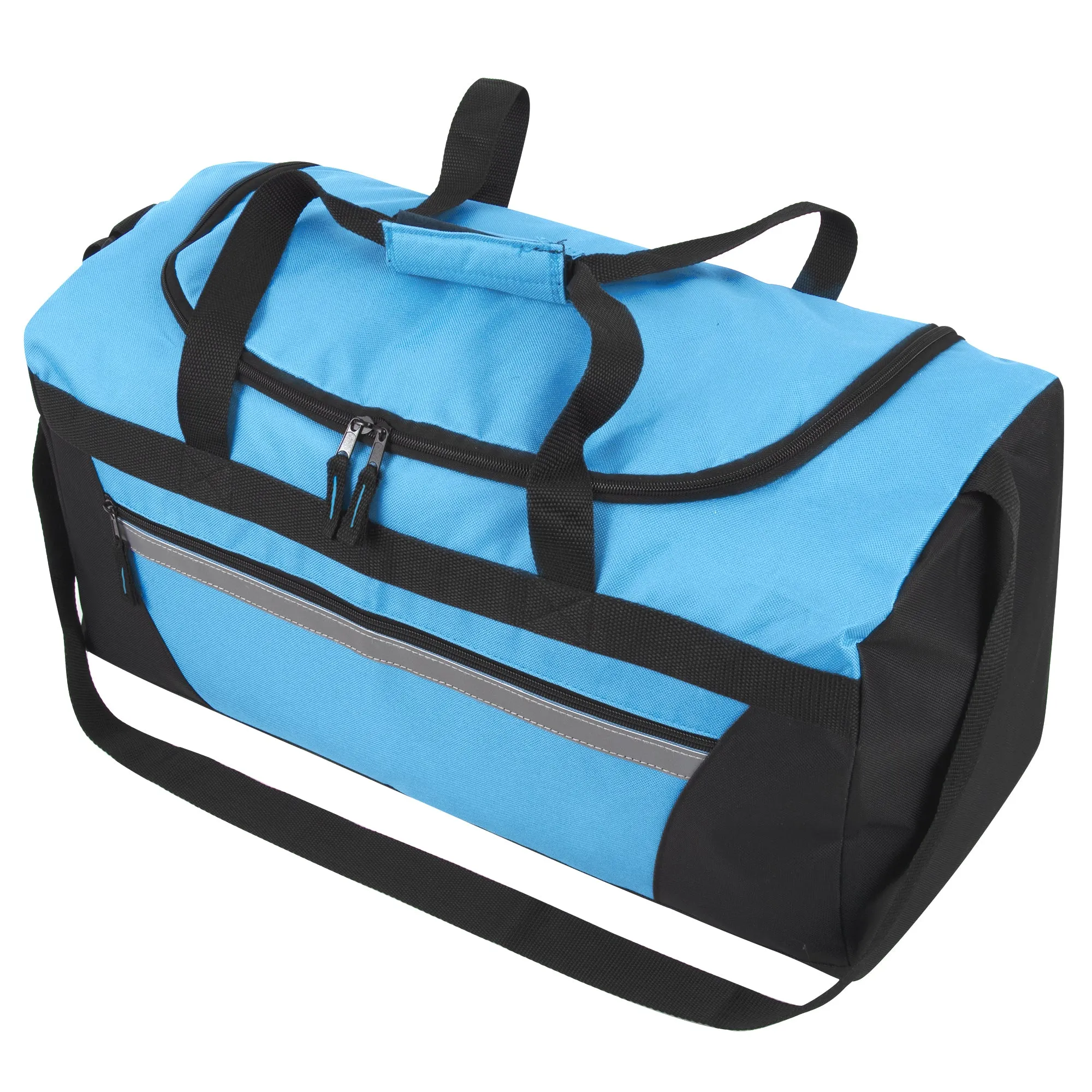 56cm Duffel Bag Large 43L Capacity - Light Blue