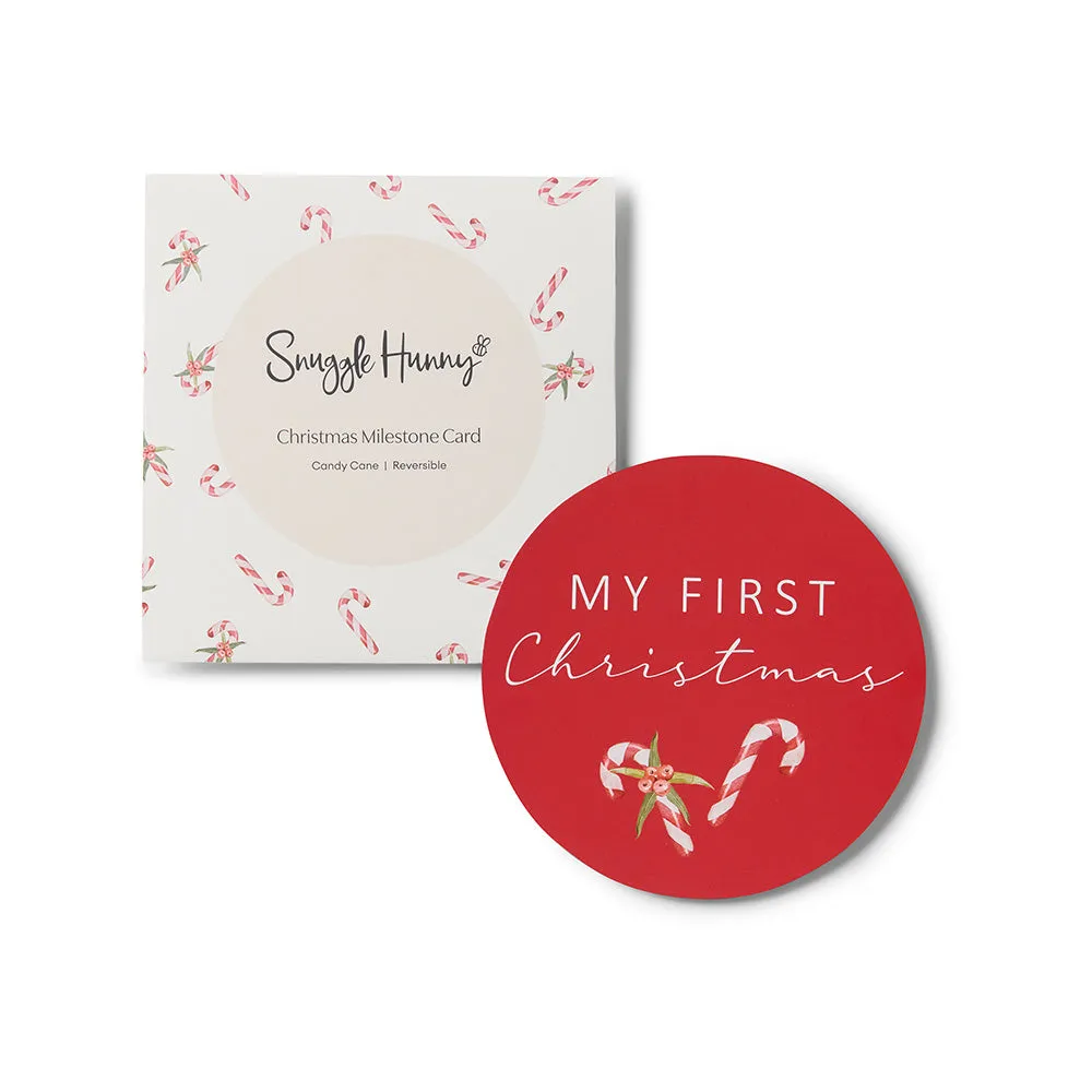 Candy Cane Reversible Single Milestone Card