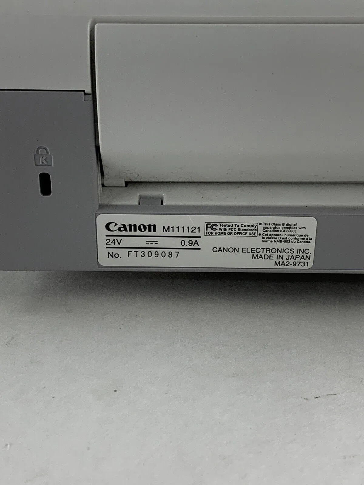 Canon DR-M140 Document Scanner imageFORMULA Tested No Adapter