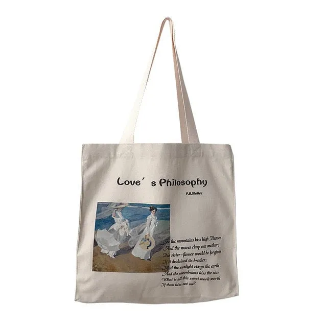 Claude monet Aesthetic tote bags