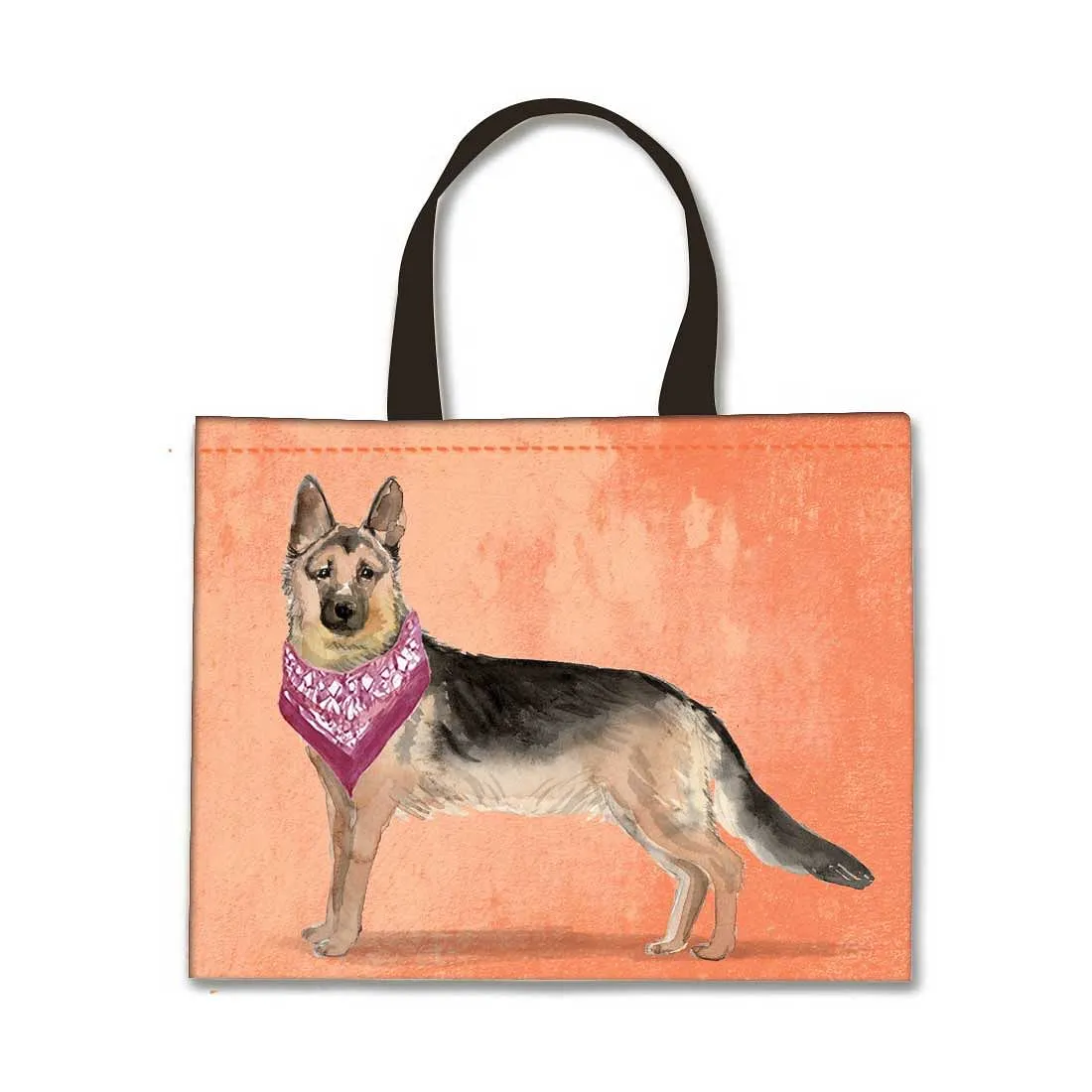 Designer Tote Bag With Zip Beach Gym Travel Bags -  Cute Dog