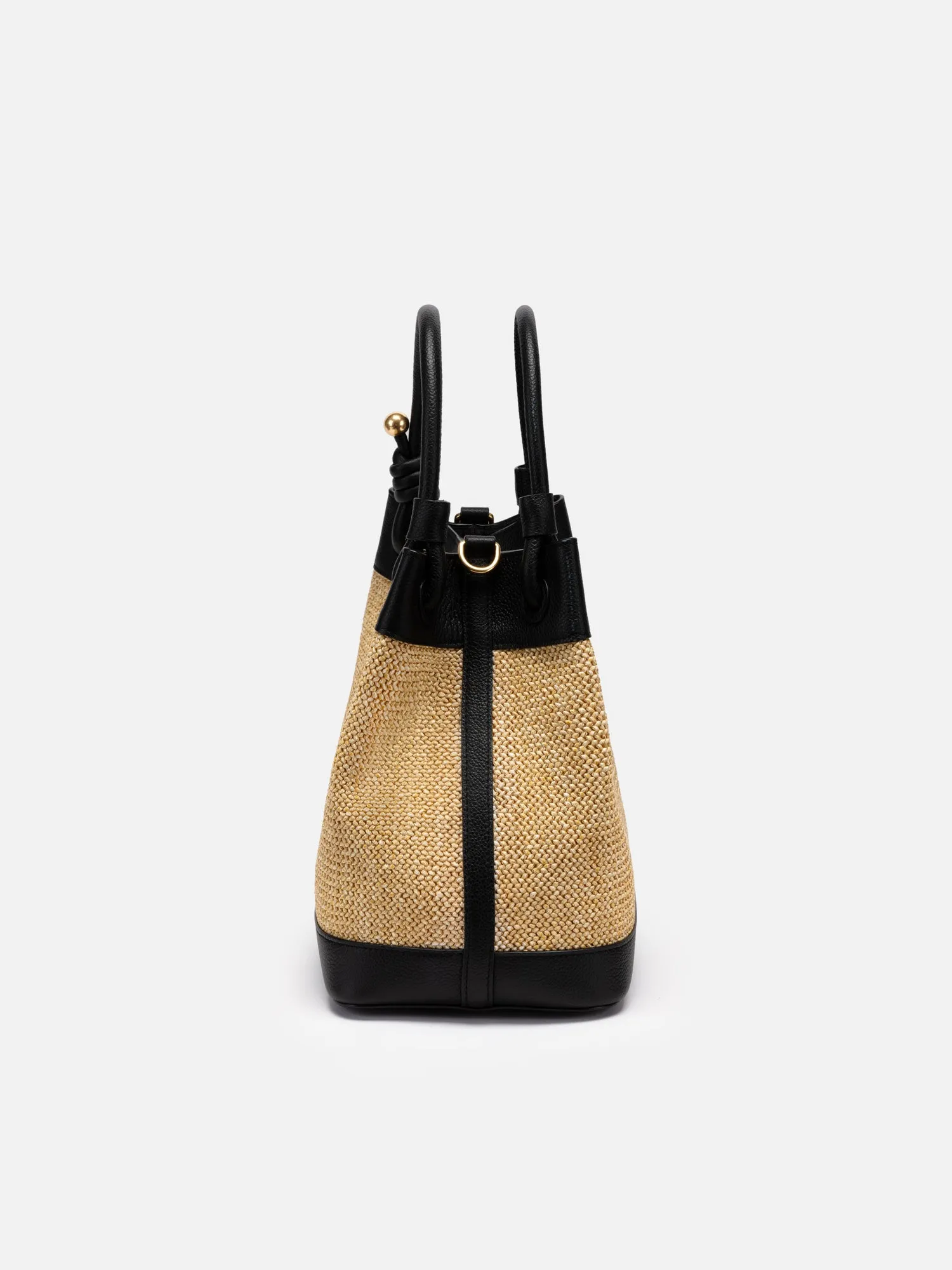 EP YAYING Lucky Woven Bucket Handbag