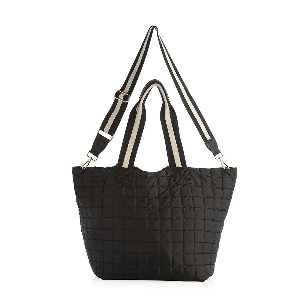 Ezra Travel Tote - Black