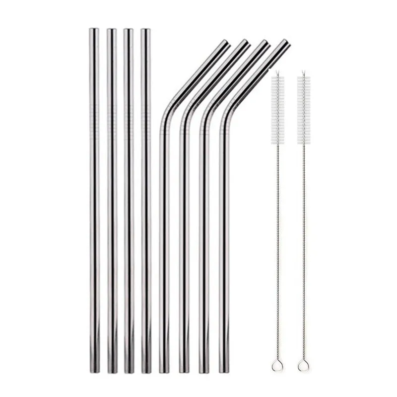 Food Grade 304 Stainless Steel Color Metal Straws