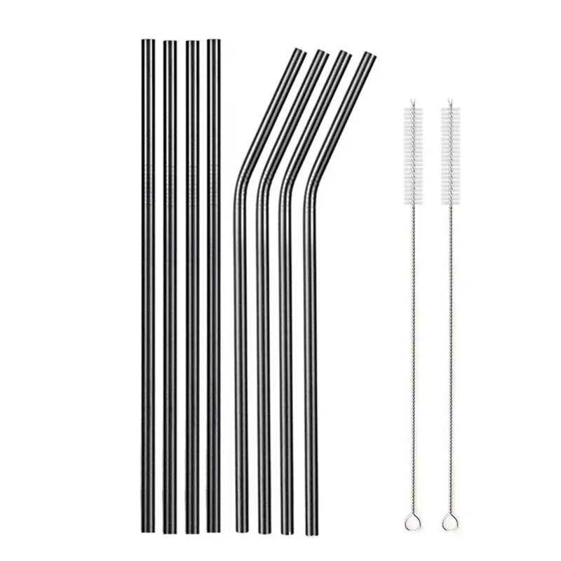 Food Grade 304 Stainless Steel Color Metal Straws