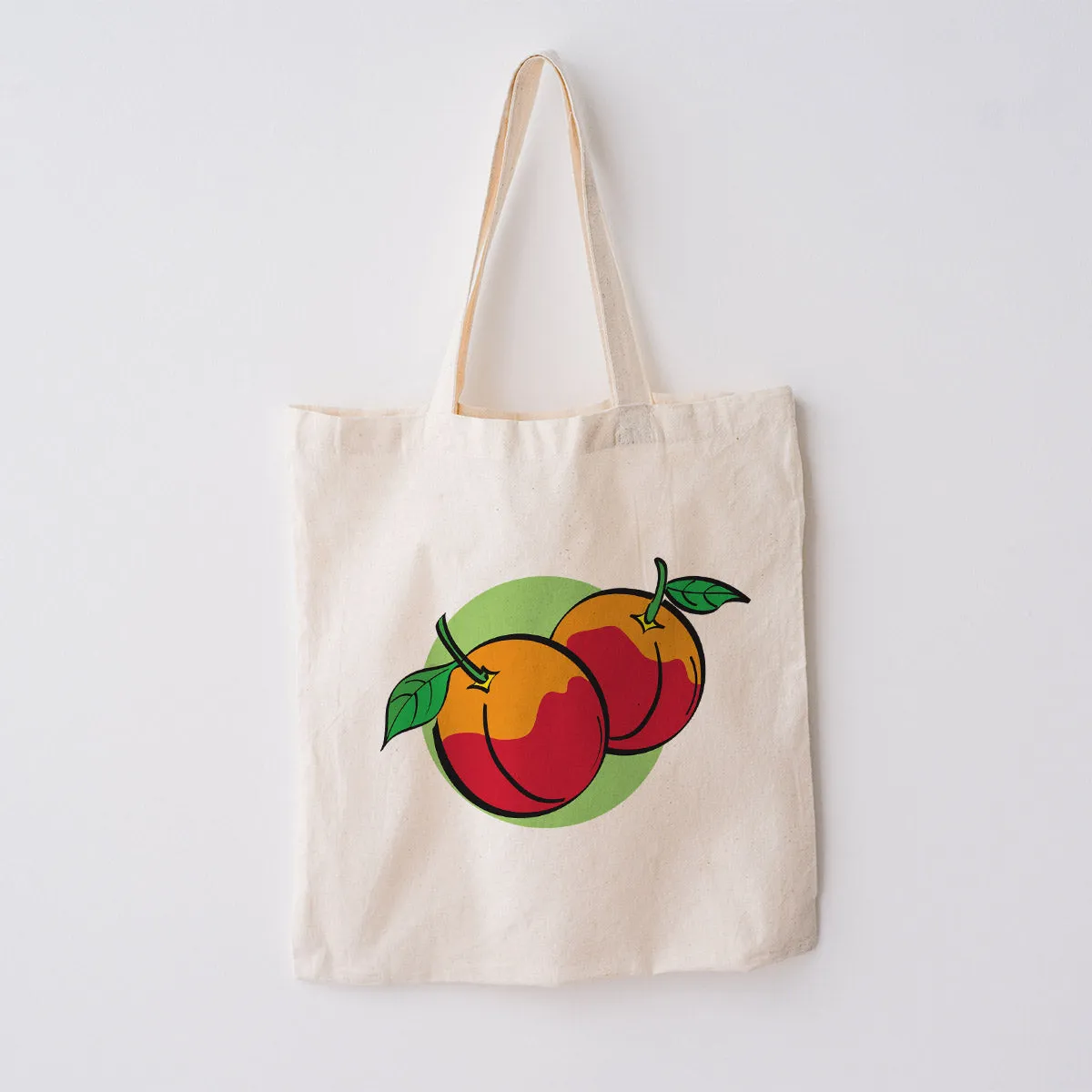 Fruit Fiesta Large Canvas Grocery Tote Market Totes