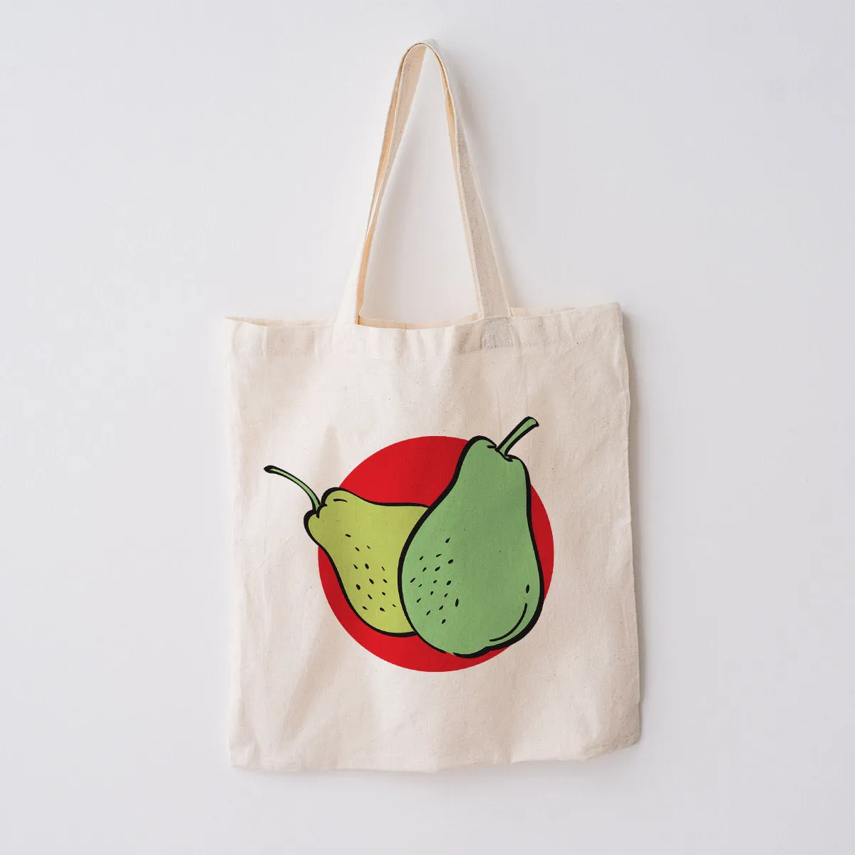 Fruit Fiesta Large Canvas Grocery Tote Market Totes