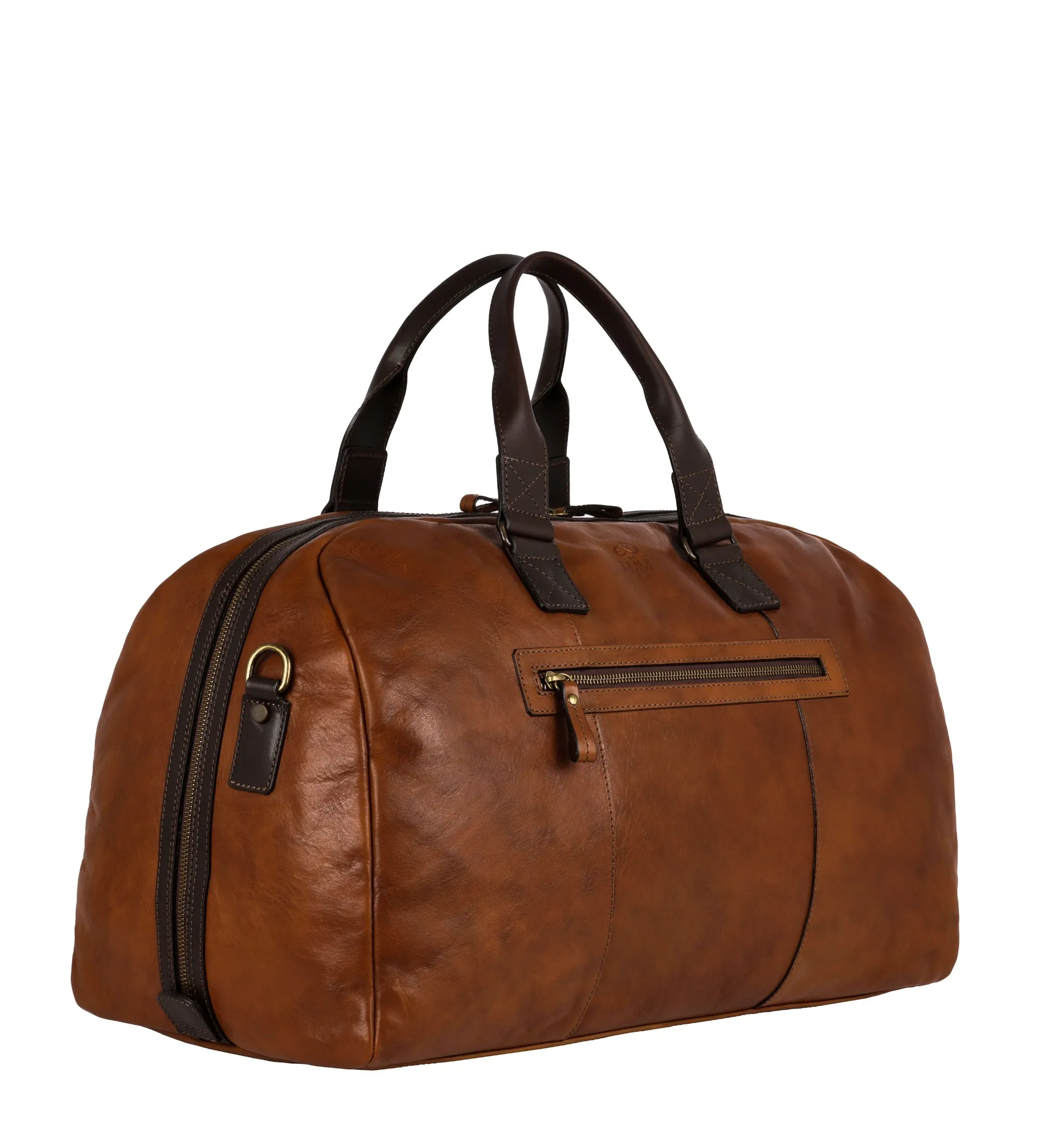 Leather Duffel Bag for Women - The Day of The Locust