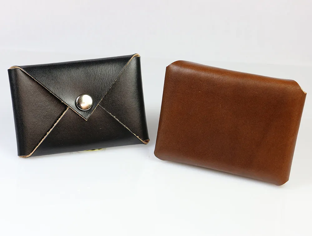 LP's Single-Ply Leather Card Wallet Envelope