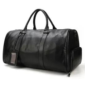 Men's Medium Leather Travel Duffel Bag