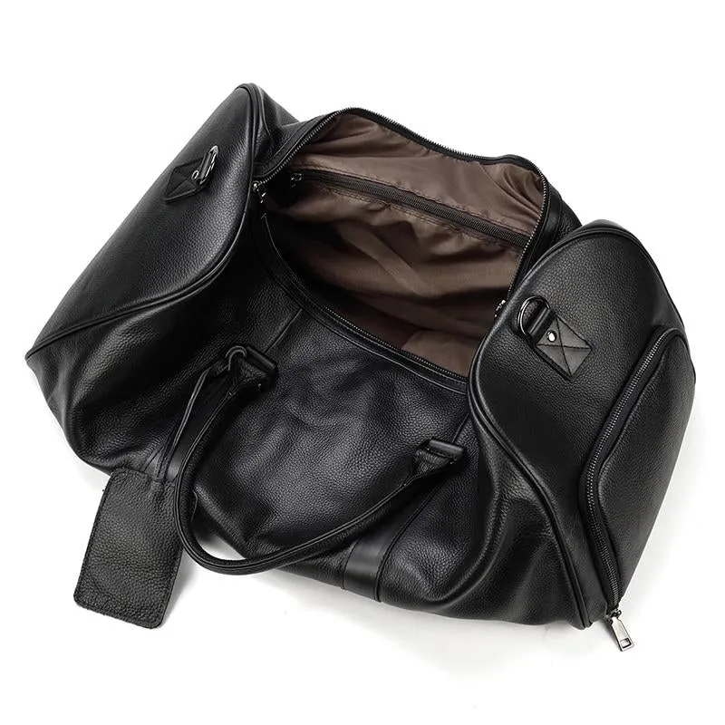 Men's Medium Leather Travel Duffel Bag