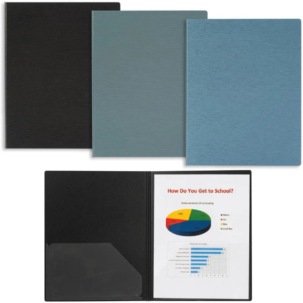 Merangue Polyfoam Portfolio Cover, Assorted