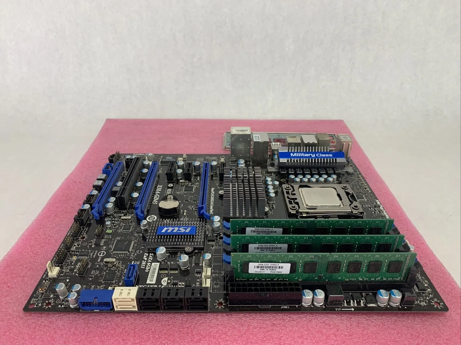 MSI X58A-GD45 Motherboard Intel Core i7-930 2.8GHz 16GB RAM w/Shield