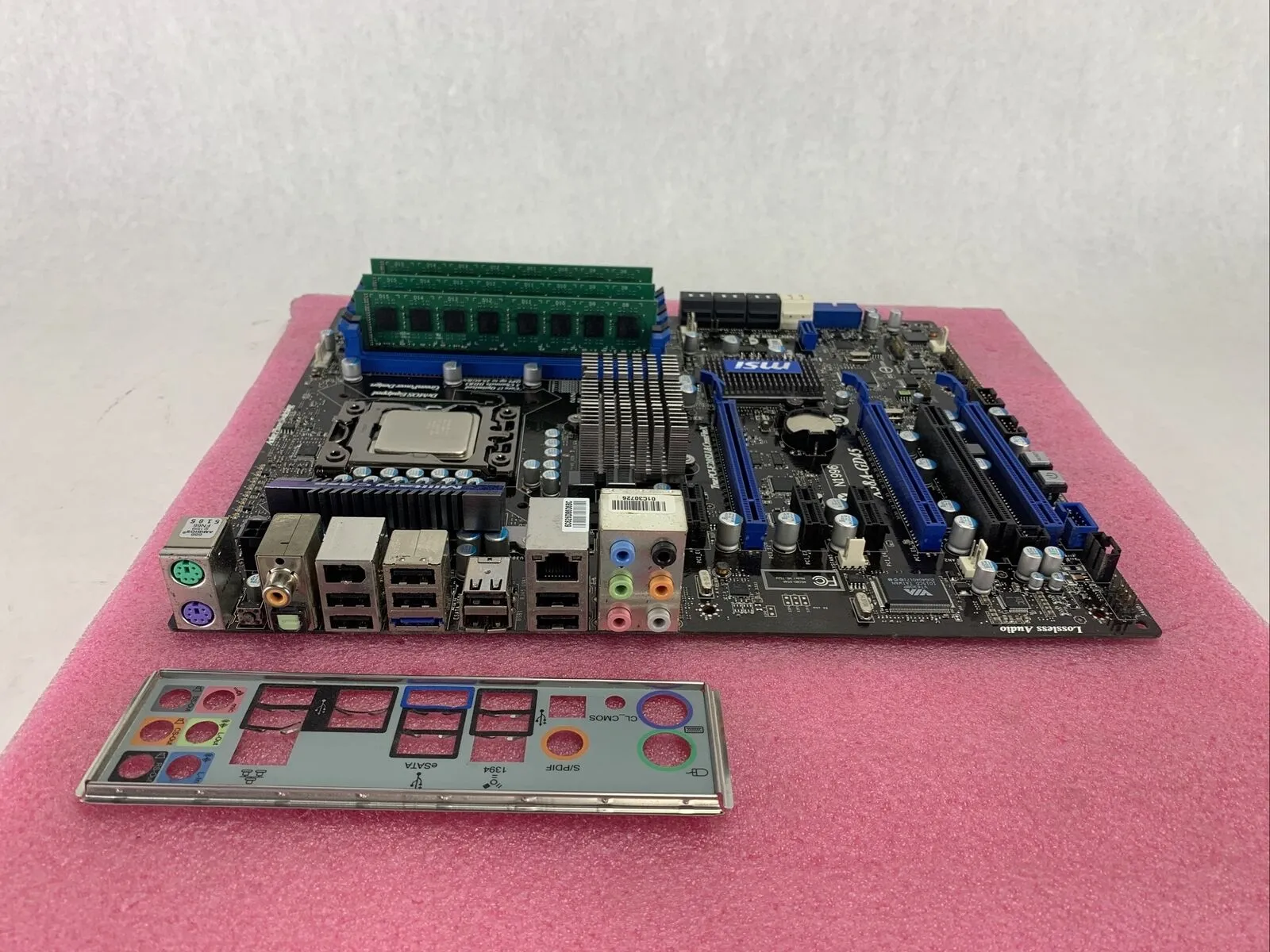 MSI X58A-GD45 Motherboard Intel Core i7-930 2.8GHz 16GB RAM w/Shield