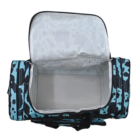 Neon Cow Turquoise NGIL Canvas 20" Duffle Bag