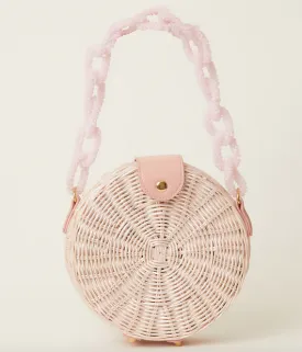 Petal Page Round Crystal Bag