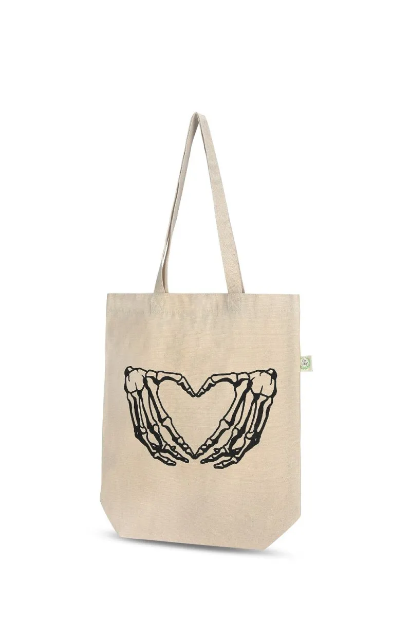 Premium Cotton Canvas Tote Bag- Bone White