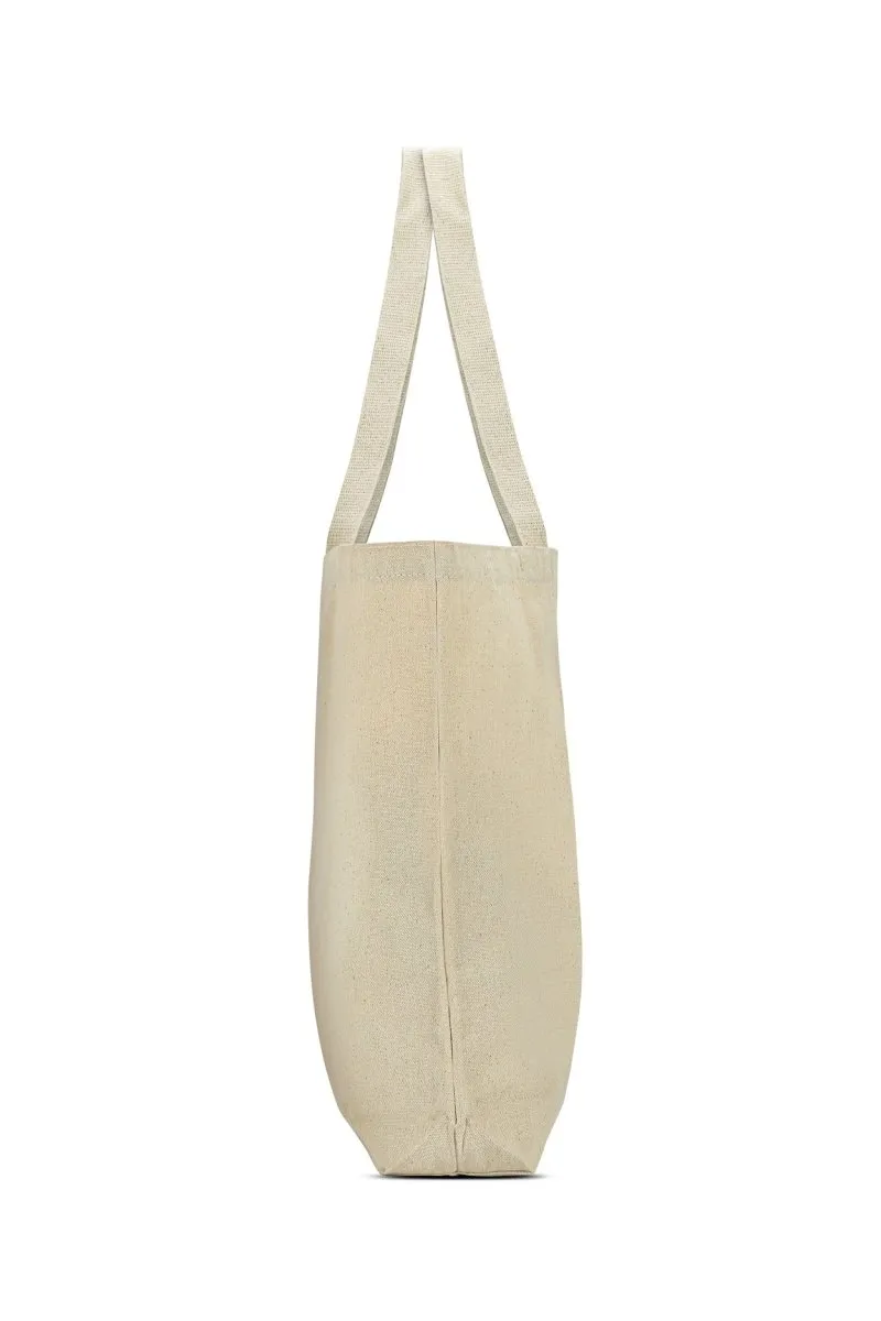 Premium Cotton Canvas Tote Bag- Bone White