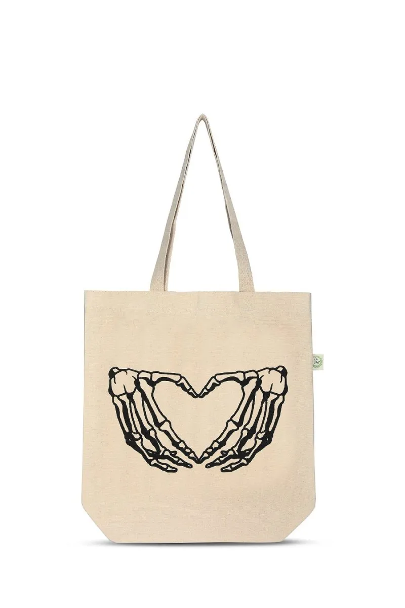 Premium Cotton Canvas Tote Bag- Bone White