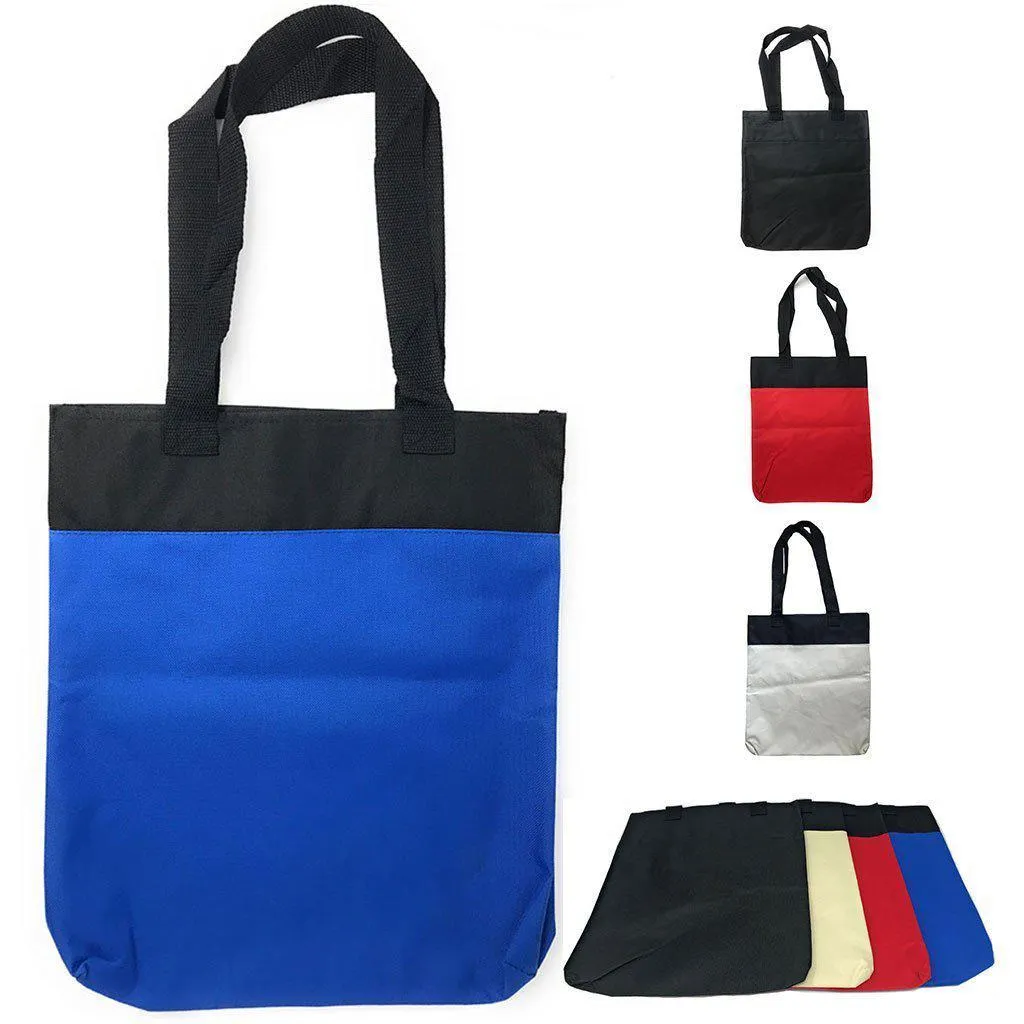 Reusable Grocery Shopping Totes Bags Travel Gym Sports Plain 14X15