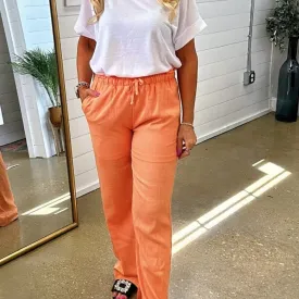 Sandy Resort Radiance Pants in Terra Cotta