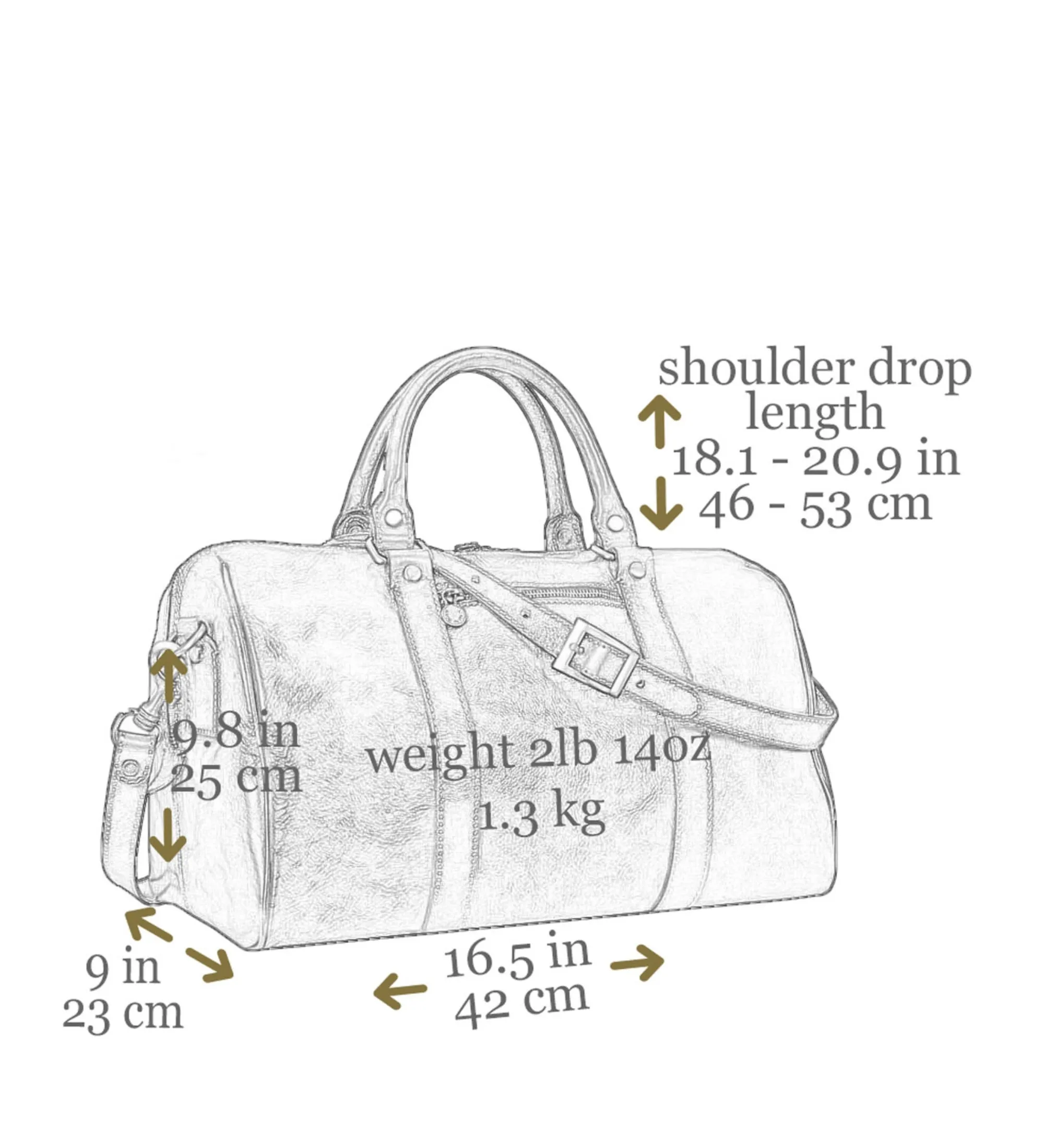 Small Leather Overnight Bag Duffel Bag - The Ambassadors