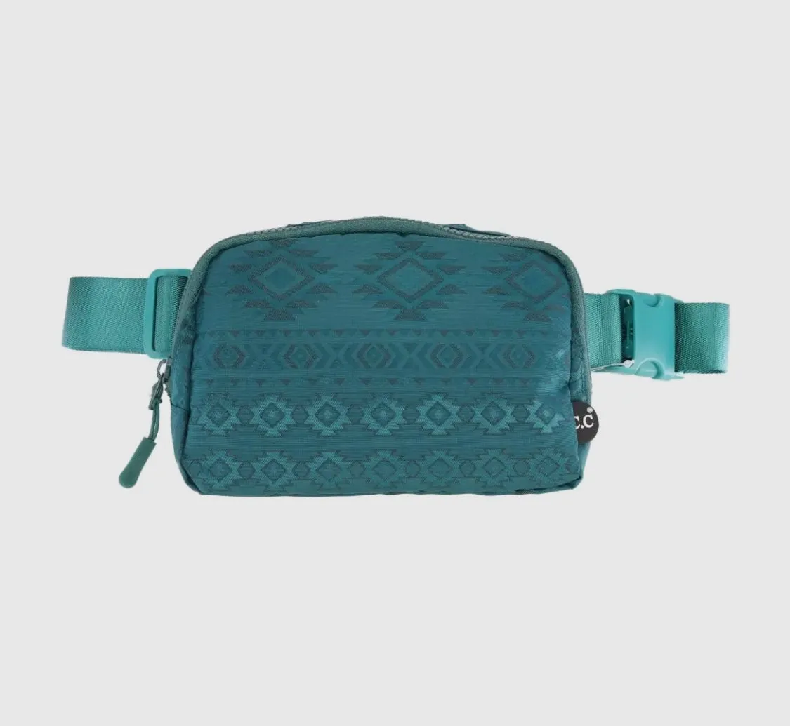 Southwest Patterned CC Belt Bag