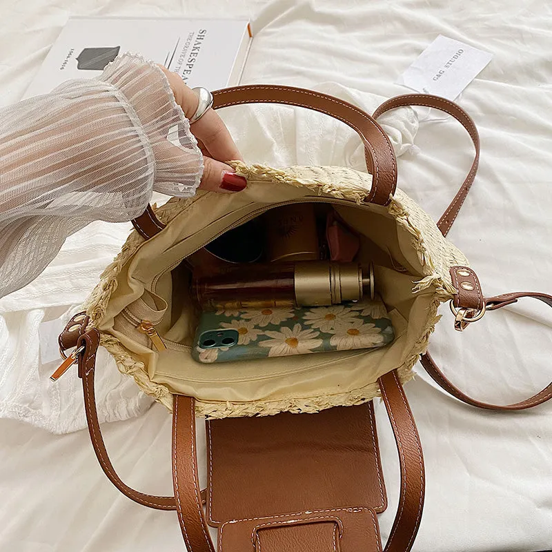 TEEK - Sweep Straw Shoulder Bag