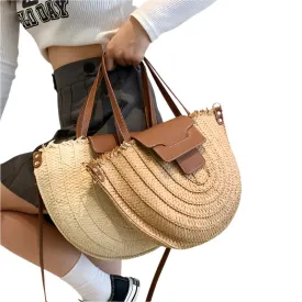 TEEK - Sweep Straw Shoulder Bag