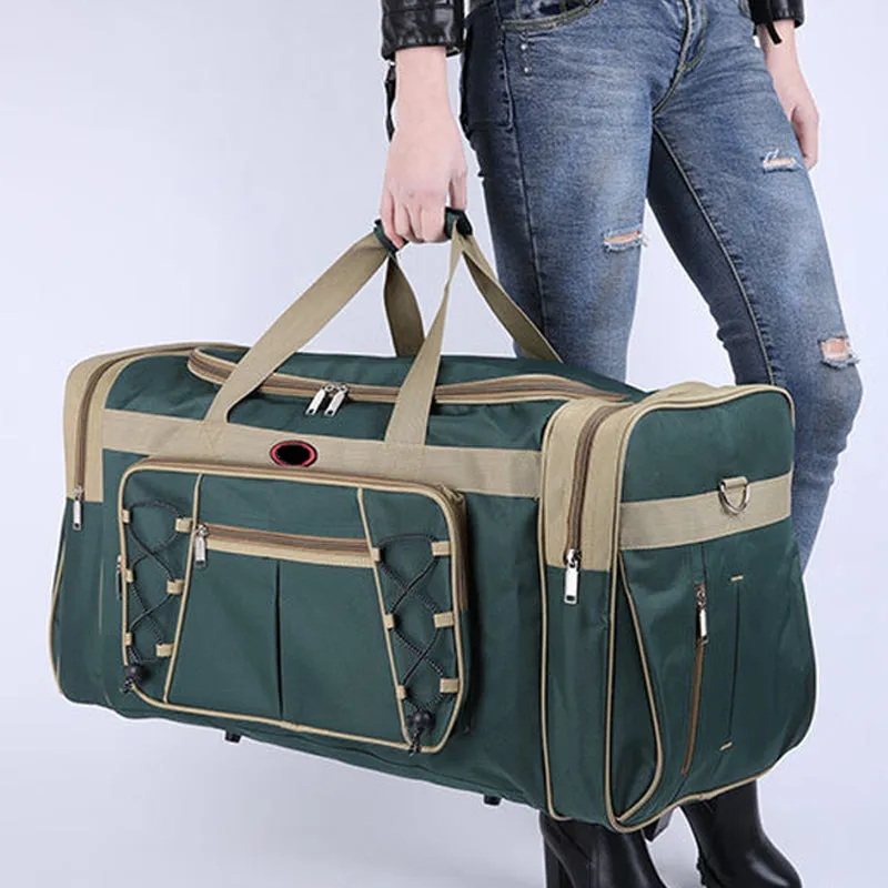 Two Tone Classic Duffel Bag