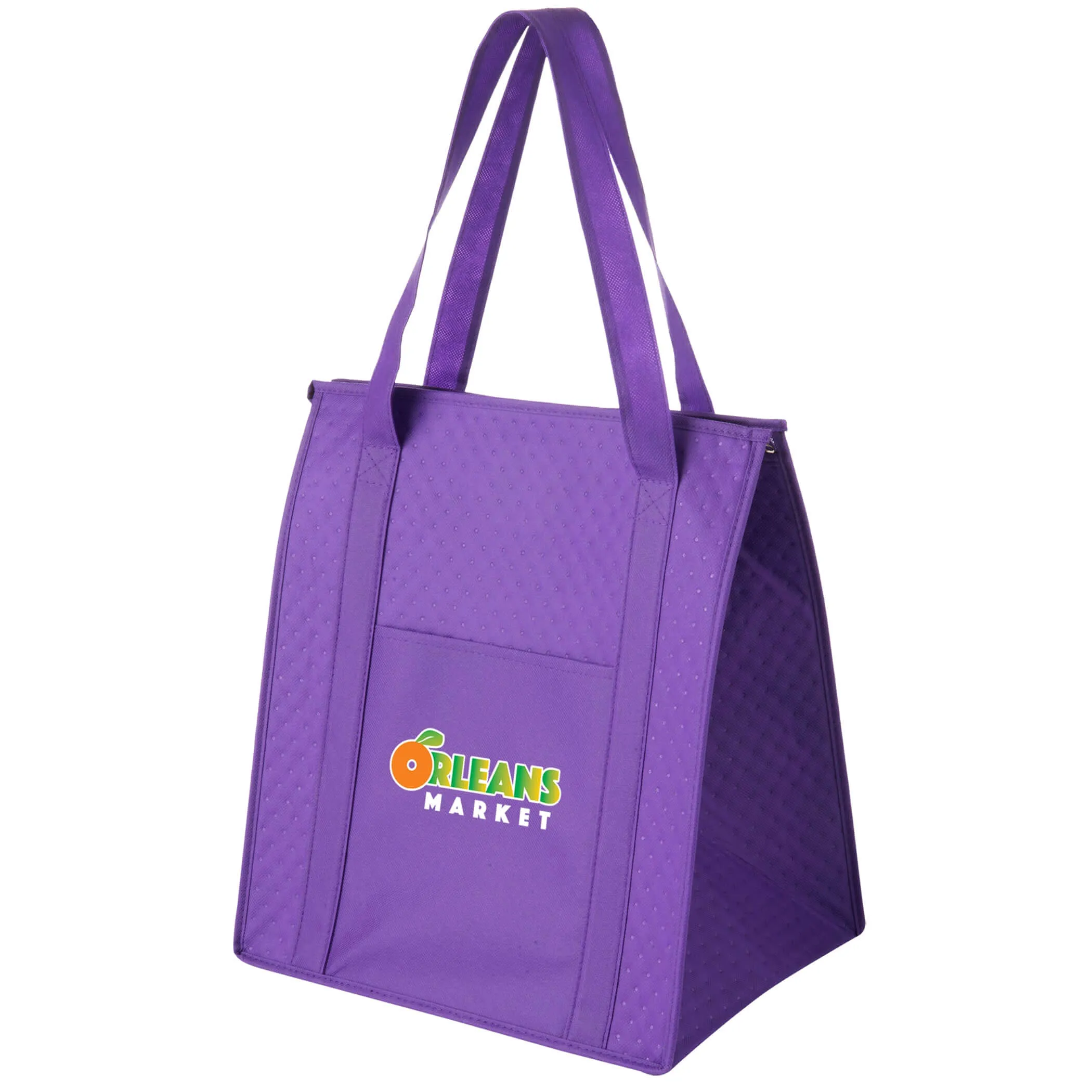 Wholesale INSULATED NON-WOVEN GROCERY TOTE BAG AND POLY BOARD INSERT - Y2KC1315