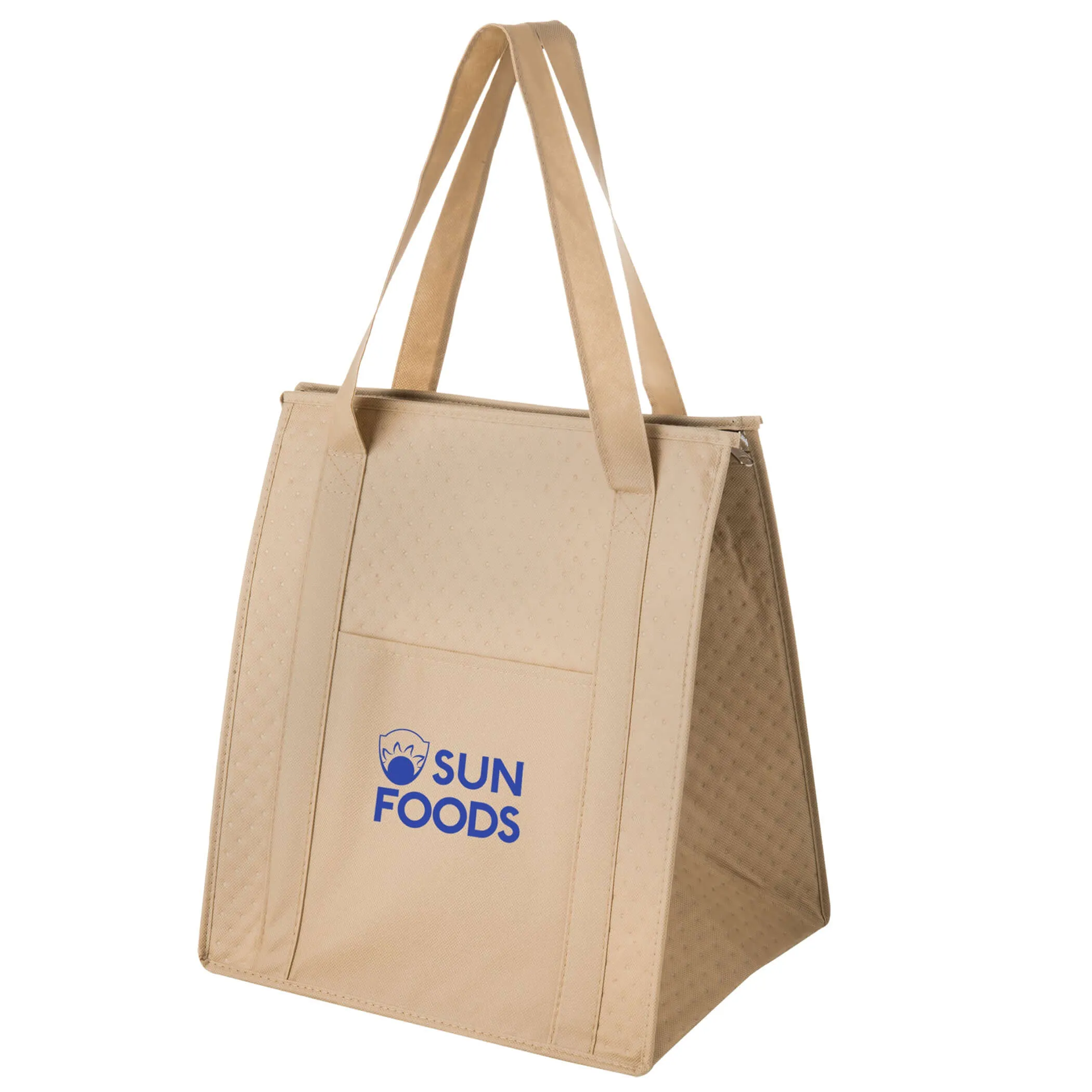 Wholesale INSULATED NON-WOVEN GROCERY TOTE BAG AND POLY BOARD INSERT - Y2KC1315